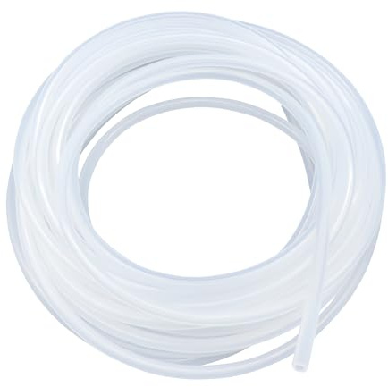 LAVMHAB Silicone Tubing Food Grade Hoses 3mm ID x 7mm OD 8m (26.2ft), Flexible Silicone Rubber Tubes Water Air Pipes