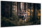 DARO Design - Wand-Bild auf 6mm HDF 40x30 cm Wolf im Wald - Wand-Deko Bilder Geschenk