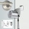 MOSECYOU Portable Keyed Door Lock for Home/Travel Security, Child Safety Protection Extra Lock, Temporary No Drill Lockout Device with Key for Apartment Bedroom Hotel Room(with Lock)