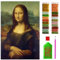 ARTULIO Diamond Painting Set - Mona Lisa von Leonardo da Vinci - 40x60 cm - Groß XXL - 5D Diamant Painting Bilder DIY, Diamond Painting Erwachsene