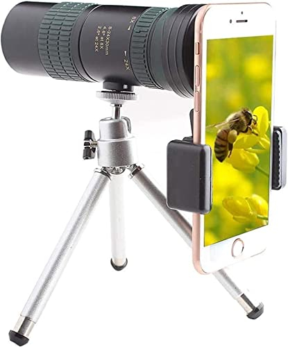 8-24X30 Monokular-Teleskop mit Dual-Fokus-Optik, grünes FMC-Objektiv mit Bak-4-Prisma, wasserdicht, Kratzfest für hervorragende Tage und Nacht im Freien, empfohlenes komp