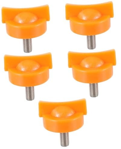 CAXUSD 5st Zubehör Für Entsafter Orangenpresse Austauschbare Schraube Austausch Von Teilen Für Die Orangenpresse Orangefarbene Maschinenteile Ersatz Für Schälschraube Elektrisch Plastik