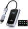 Android Auto Wireless Adapter mit NFC Wireless Android Auto Adapter Konvertieren Sie Wired Android Auto in Wireless, 5.8GHz Dongle Wireless für Android 11+, Plug & Play, Unterstützt Sprachassistent
