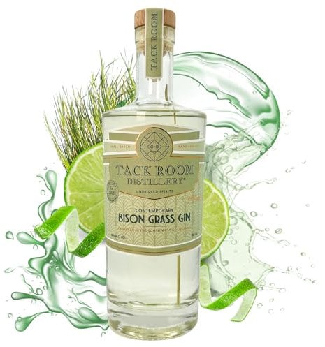 Tack Room Distillery Bison Grass Gin | Unique Artisan Gin | 70cl 40% ABV