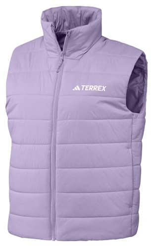 adidas Women's Terrex Multi Essentials CLIMAWARM Padded Vest, powder plum, L