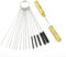 Daaxing Car Windscreen Jet Nozzle Washer Cleaning Adjustment Water Stains Cleanup Tool,Universal for Cleaning and Re-Positioning of Vehicle Washer Jets(15 Pieces Set + Through Needle)
