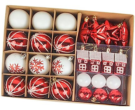 Amosfun Hängende Weihnachtsdekoration Dekorativer Für Baumschmuck Glitzernder Weihnachtsschmuck Zum Aufhängen