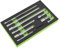 Siegen by Sealey 1/4, 3/8 & 1/2 Sq Drive Extension Bar Set 9pc - S01292