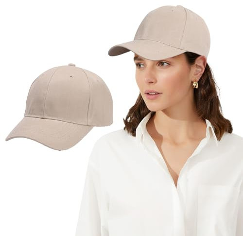 Coubeau Cappelli da Donna Cappellini da Baseball Regolabili Cappellini Tinta Unita da Indossare Durante l'attività Sportiva Cappellini Sportivi con Visiera