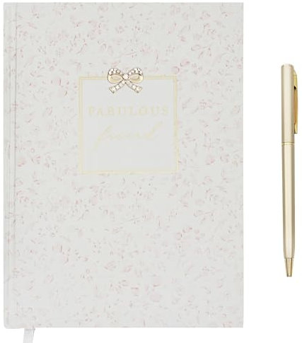 Lesser & Pavey Madelaine Notizbuch Fab Friend Madelaine by Hearts Design für Zuhause, Büro & Reisen | Kompaktes Notizbuch für den täglichen Gebrauch | Elegantes Notizbuch Schreibwaren Geschenk für