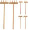 HOODANCOS Mini Râteaux Zen 6Pcs pour Bac à Sable Décoratifs Outils de Contemplation Râteaux Miniatures pour Jardin Accessoires de Décoration de Bureau Idée Zen