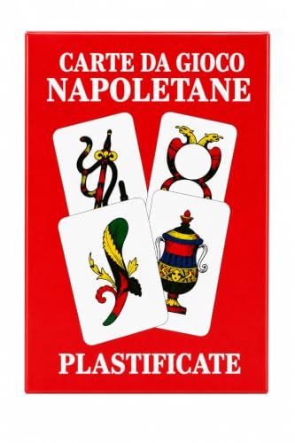 Generico Carte da Gioco Napoletane Plastificate | Mazzo Italiano, Per Briscola, Per Scopa, Per Tressette