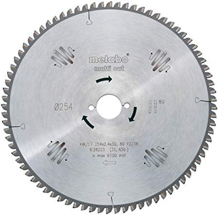 Metabo Kreissägeblatt HW/CT 150 x 20, 36 WZ 10 Grad, 628000000