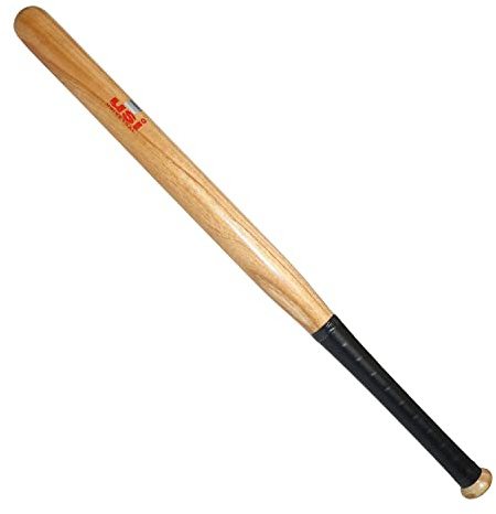 USI UNIVERSAL The Unbeatable, mazza da baseball 785A, perfetta base professionale, basebat, basebat in legno, legno di gelso sbiancato (lunghezza 86 cm, peso 750 g)