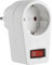 CABLEPELADO Enchufe de protección con Interruptor | Enchufe conmudator | Ahorro de energía | Interruptor ON/Off | Protección Infantil | 3680W MAX | 16A