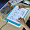 XIAOSTAR A4 Leuchttisch Led Licht Pad Copy Board Lichtplatten,mit einstellbarer Helligkeit,für Künstler, Animationszeichnen, Skizzieren, Animation, Röntgenbetrachtung (Blau)