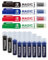 ESENG® Magic WM-218 Whiteboard Marker & WM-218T Tintenpatrone, Paket inkl. Marker (1x4 Farben) & Tintenpatronen (12x Schwarz+12X Blau)