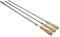 Edelstahl-Grill-Spieße Steckerlfisch Fischsteckerl Fleischspieße Spieß 3mm GESCHRAUBTER GRIFF (4)