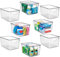 CLEARSPACE Plastic Storage Bins With lids – Perfect Kitchen Fridge Organizer, Pantry Organization, Cabinet Organizers (8 Pack)