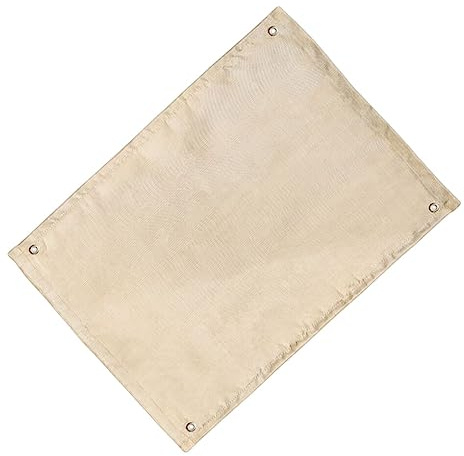 wueiooskj Almohadilla Protectora de Fibra de Vidrio para Exteriores, Tela ignífuga para Acampar, Manta portátil para Senderismo, Pesca, Resistente al Fuego, 100x80cm