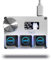 BTXETUEL SayoDevice O3C Clavier OSU à déclenchement rapide, interrupteur Hall, interrupteur linéaire magnétique, bouton et écran, insertion de copie, shotcut, macro Hotswap Mini