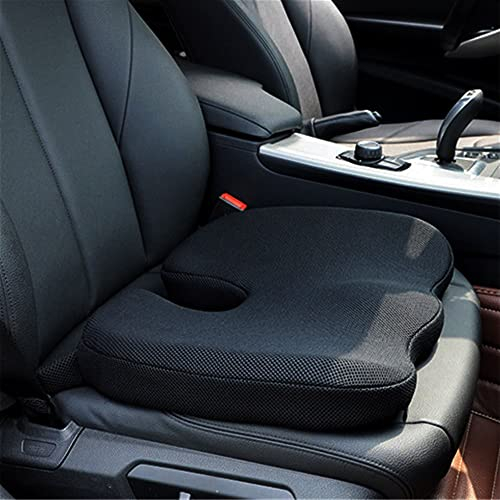 FOUNDCOOL Memory Schaum Orthopädisches Sitzkissen Auto, Ergonomisches Autositzkissen Auto Sitzkissen Kissen Fahrersitz, Sitzauflage Auto Vordersitze Sitzerhöhung für Autositze