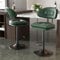 Hawthyhome Barhocker 2er Set, Ergonomische Gepolsterte Barhocker mit Rückenlehne, Verstellbare Doppellagige Barstuhl, für Esszimmer Heimbar Kücheninsel, 2 x Hocker (Military Green)
