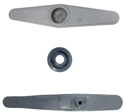 JCSPARES® - KIT 3 Pezzi Completo - Mulinello Pale Spruzzatore Boccola Rampa per Lavastoviglie compatibile Con Smeg per Modelli: LVS ST3 BLV DC1 Ed Ulteriori