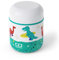 monbento - Lunchbox Thermo Kinder MB Capsule blau Dino - Thermobehälter für Kinder für Warme/Kalte Mahlzeiten bis zu 5 Stunden - Edelstahl Brotdose Kinder Ideal für Kompott/Obst/Püree - Dinosaurier