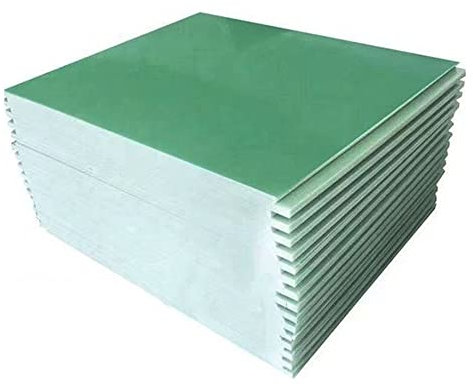 Feuille de fibre de verre FR4 de 3 mm d'épaisseur, vert d'eau, plaque époxy, panneau de résine, fibre de verre, 1 pièce