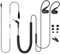MOXKING Headphones for TV with LONG CORD Earbuds, 16Ft / 4.8M Extension Cord Headphones Ear Buds Compatible with Computers, 3.5mm Audio Jack, Metal Stereo In-Ear Wired Bass