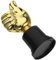 ibasenice Plastic Gold Trophy Set Mini Football Award Boys and Girls Pp Material Thumbs up Decor