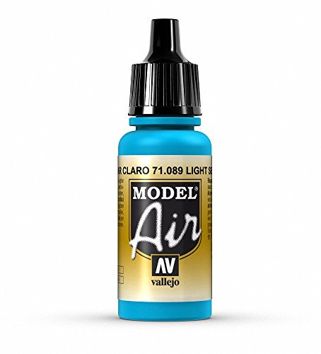 Vallejo Model Air 17 ml Acrylic Paint - Light Sea Blue