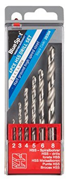 Blue Spot 20304 HSS Twist Drills (6 Pieces)