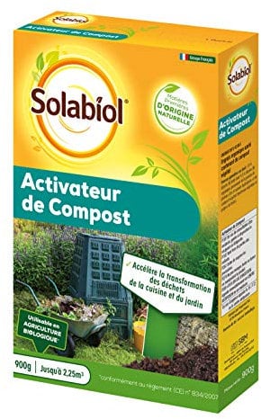 Solabiol Activateur De Compost Naturel - Prêt A l'emploi - 900 G - Utilisable en Agriculture Biologique SOACTI900