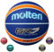 Molten BGR Farbiger Basketball Blau Blau/Orange Größe 7