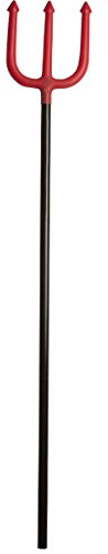 SMIFFYS Tridente del diavolo, Rosso e Nero, 110cm / 43in
