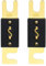 Heschen ANL-Sicherung, ANL-50, 50 A, für Kfz-Audiosysteme, goldfarben/schwarz, 2er-Pack