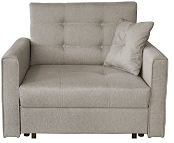 Mirjan24 Sofa Viva Lux I mit Schlaffunktion, einsitzer Polstersofa mit Bettkasten inkl. Kissen, Schlafsofa Bettsofa Farbauswahl, Wohnlandschaft, (Sofia 03)