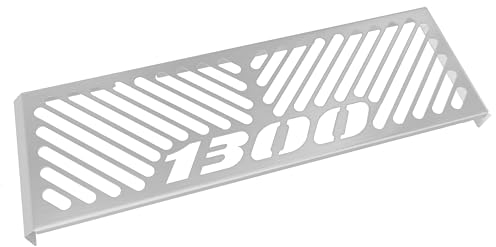 ZIEGER Kühlerabdeckung kompatibel mit Yamaha XJR 1300 Logo silber