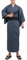 Jinbei Männer japanische Yukata japanische Kimono Home Robe Pyjamas Morgenmantel # 11 [Größe L]