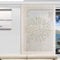 SeGaTeX home fashion Flächengardine Wohnwagenstore Poesie Creme hochwertige Caravan-Gardine mit Profilen Tunnelband