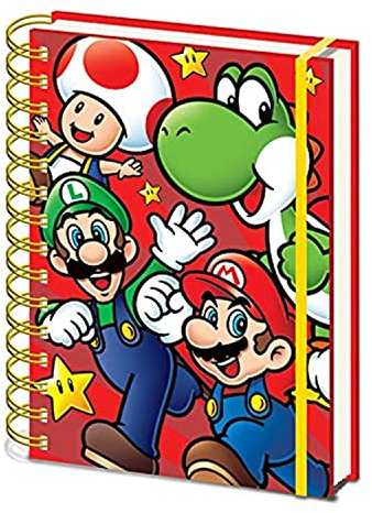 Nintendo Super Mario A5 Ring-Notizbuch