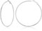 Suplight Creolen 70mm Damen Edelstahl Groß Runde Kreis Ohrringe Hoop Earrings Kreolen Minimalist Geometrische Ohr Piercing Frauen Mädchen Accessoire für Geburtstag