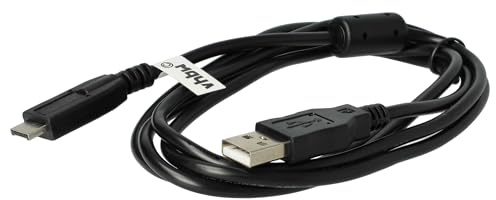 vhbw USB-Kabel kompatibel mit Panasonic Lumix DMC-FZ30 | DMC-FZ4, DMC-FZ3, DMC-FZ45, DMC-FZ48 Kamera, Camcorder - Datenkabel, 145 cm