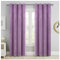 SINGINGLORY Vorhänge aus Samt, 132 x 213 cm, Verdunkelung, thermisch isoliert, mit Ösen, Fenstervorhang, 2 Paneele, Set für Schlafzimmer und Wohnzimmer (W52 x 84, lila)