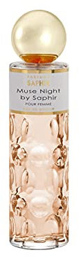 PARFUMS SAPHIR Muse Night - Eau De Parfum Con Vaporizador Para Mujer, One size, 200 ml
