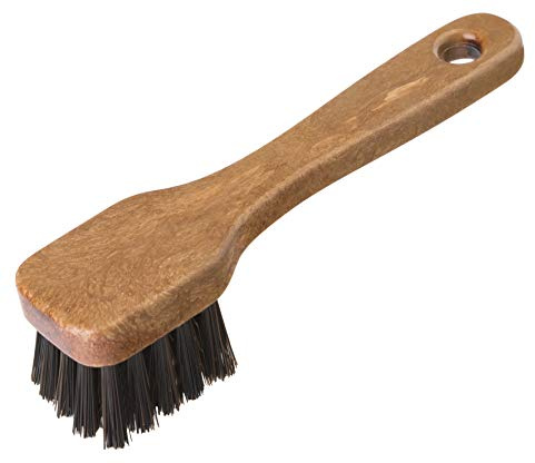 VIGAR Polish Brush for Delicate Materials, Lacquered Brown, Small