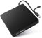 Lecteur de CD DVD Externe Portable, 2 en 1 USB 3.0 et Type-C - Graveur de CD Optique pour Windows Linux Mac OS - Compatible avec HP, Dell XPS, MacBook, MacBook Pro 2019, 2020 (Noir)