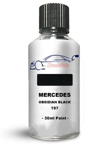 Xtremeauto Touch Up Paint For Mercedes Slk Obsidian Black 197 Direct Appliance Chip Scuff Mark Brush In Lid Scratch Repair